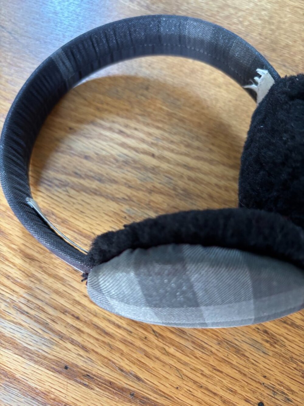 Nylon & Shearling Earmuffs